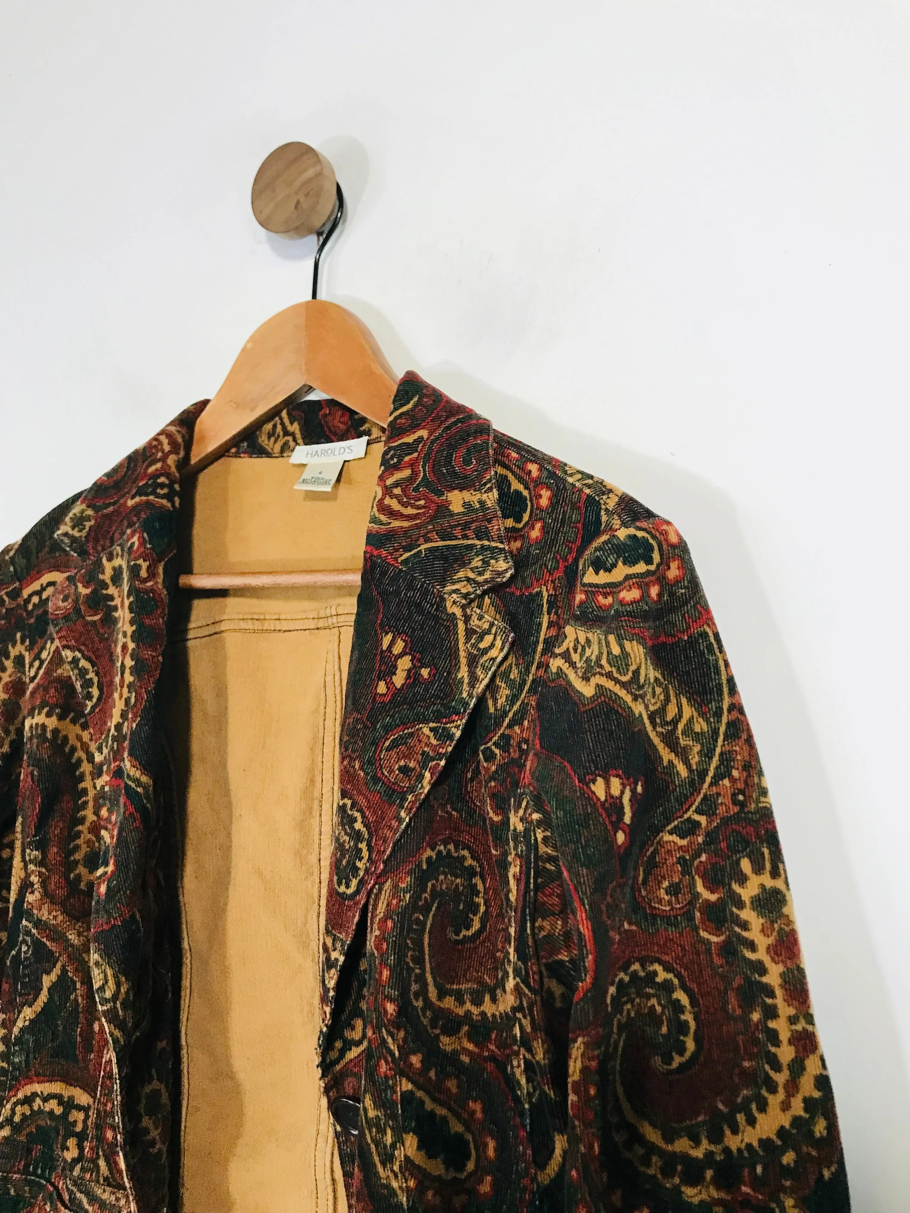 Harold’s Women's Cotton Boho Blazer Jacket | UK8 | Multicoloured