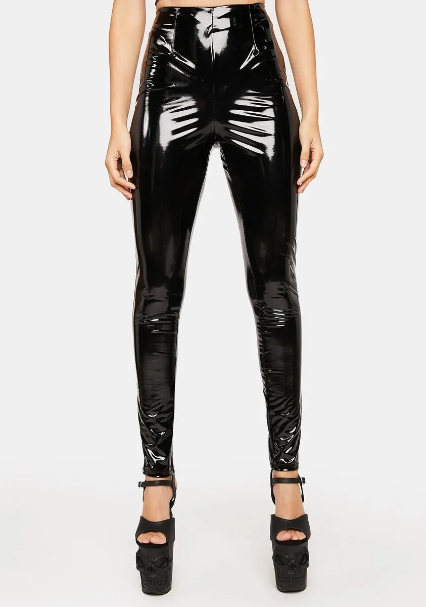 Headed To The Jet Vinyl Pants
