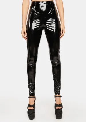 Headed To The Jet Vinyl Pants