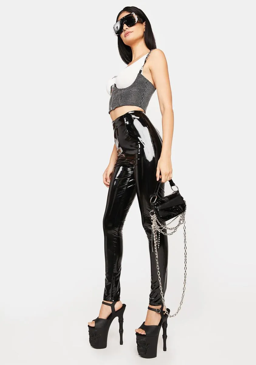 Headed To The Jet Vinyl Pants