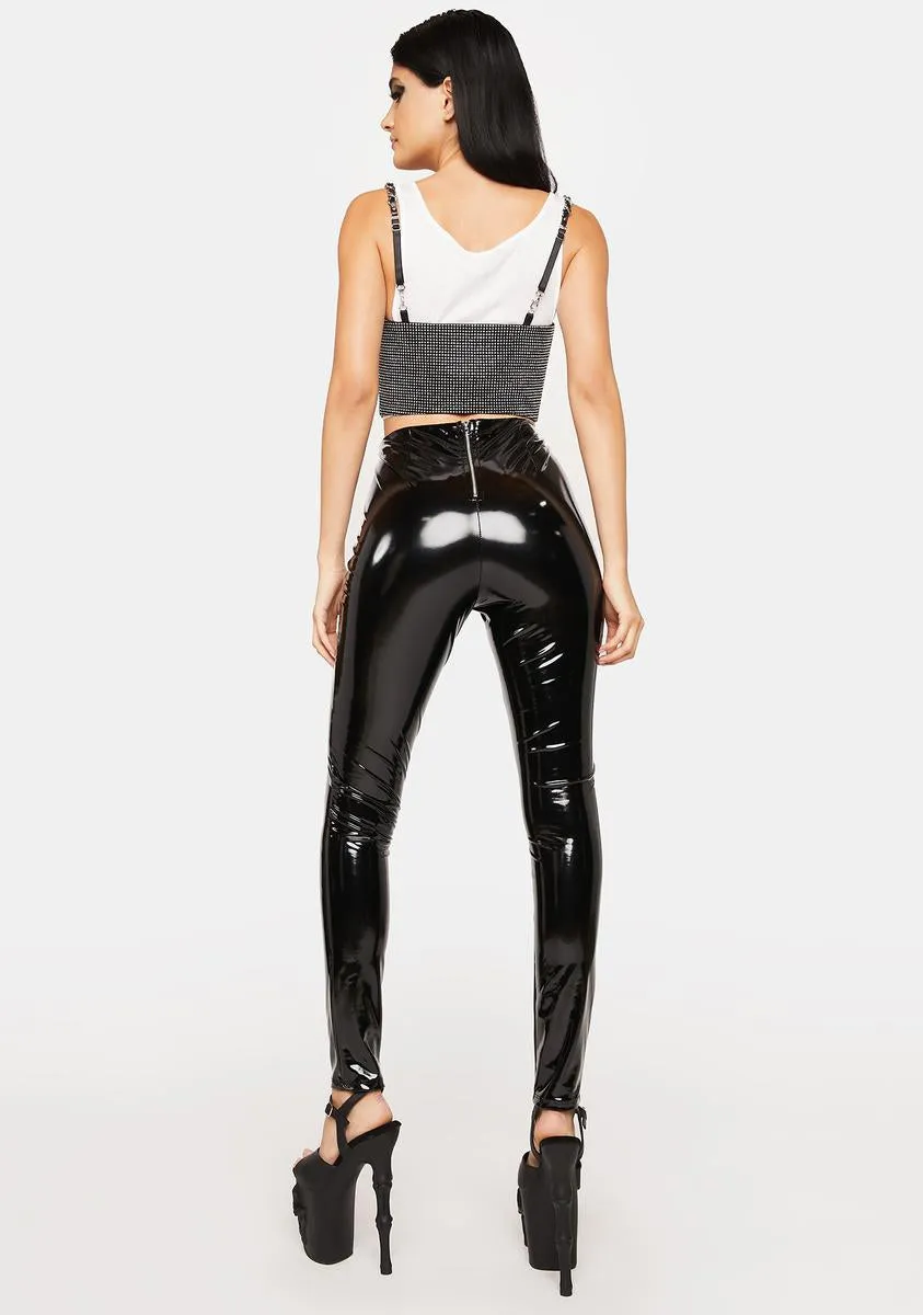 Headed To The Jet Vinyl Pants
