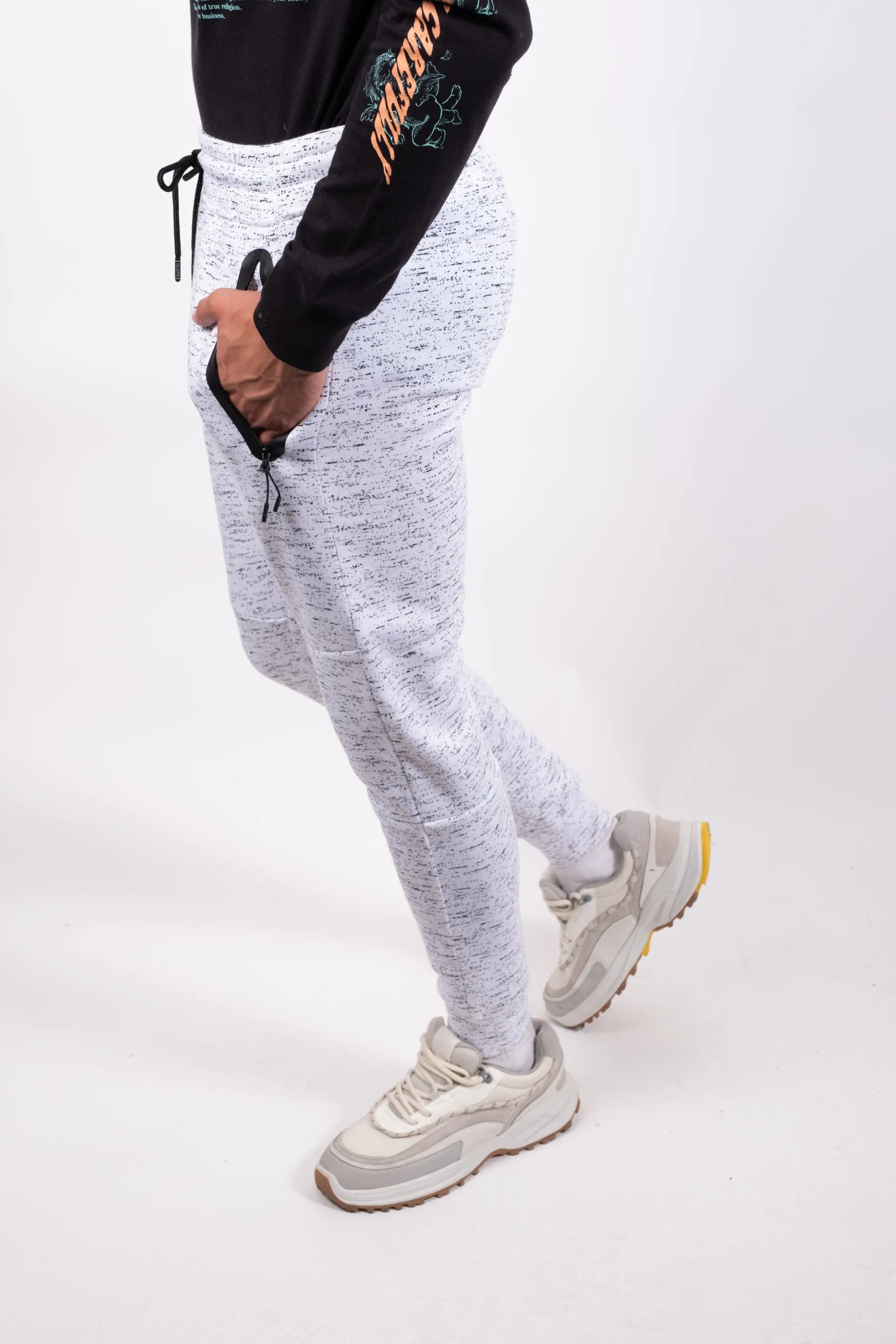 Heat Seal Fleece Zip Joggers