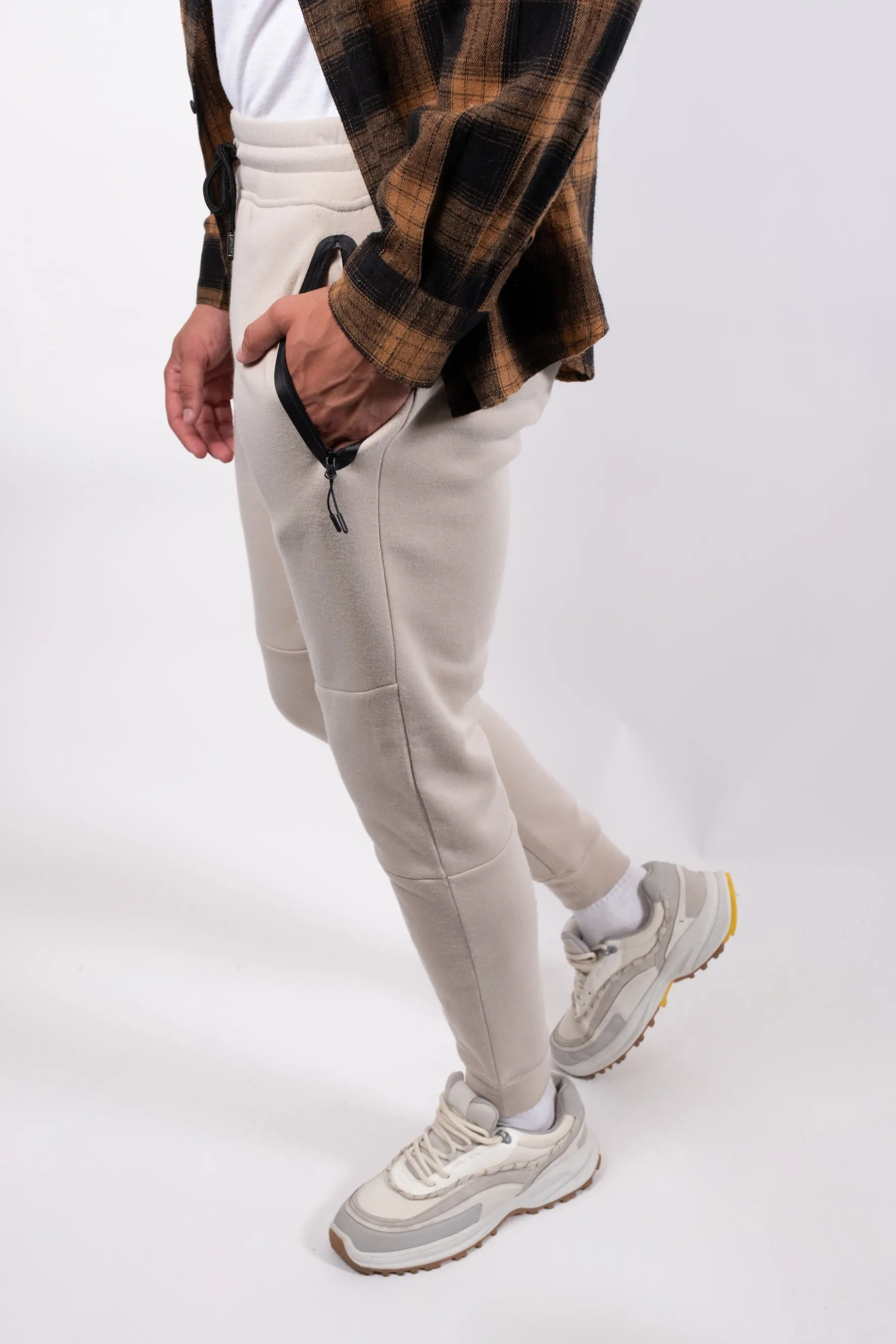 Heat Seal Fleece Zip Joggers