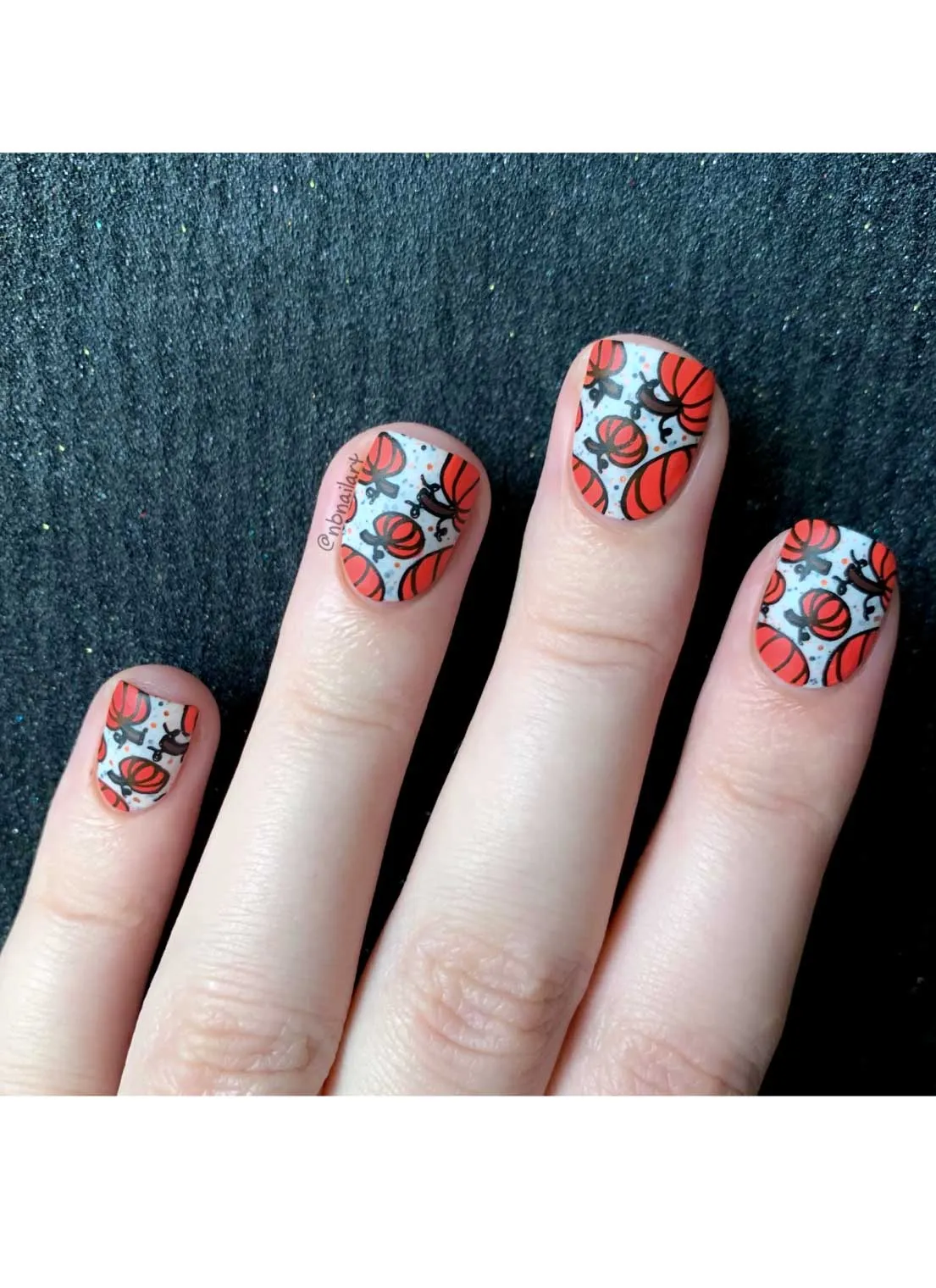 Hello Fall & Pumpkin Spice 2- Uber Chic Mini Stamping Plate