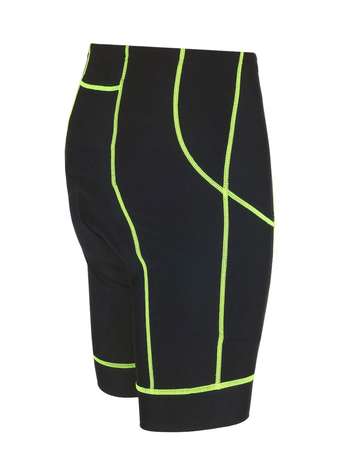 Herren Fahrradhose Kurz Pro Schwarz Neon