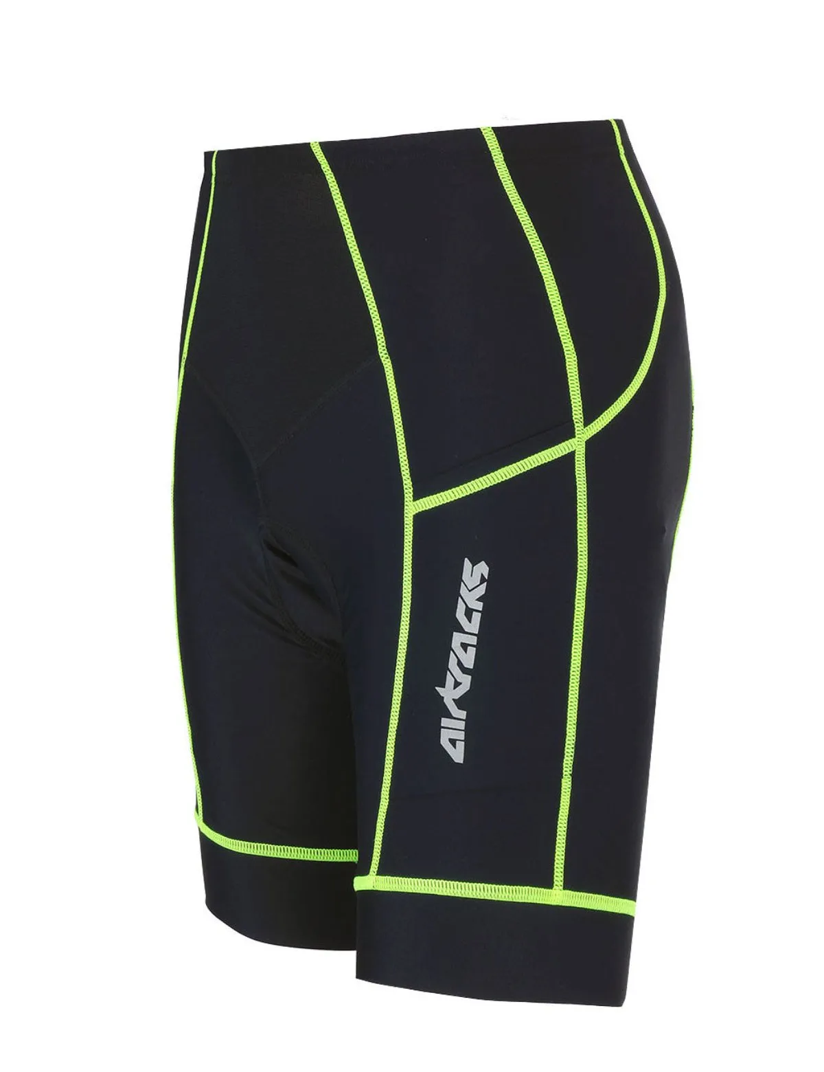 Herren Fahrradhose Kurz Pro Schwarz Neon