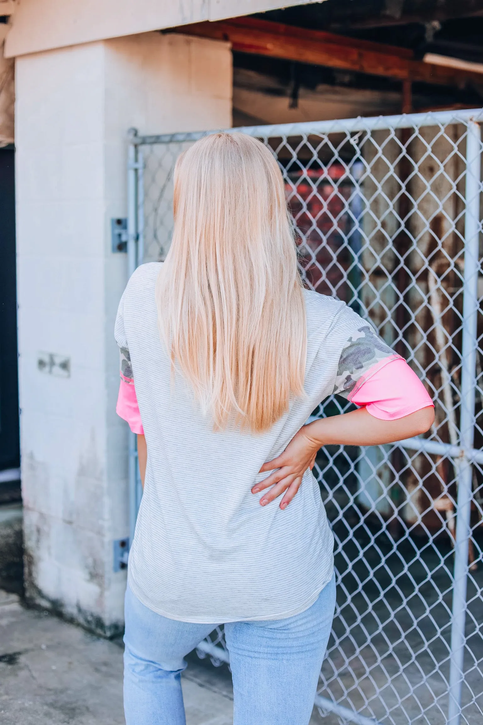 High Visibility Camo Top