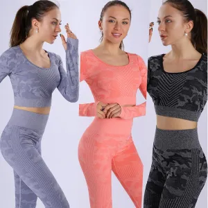 High-Waist Hip Pants Workout Set