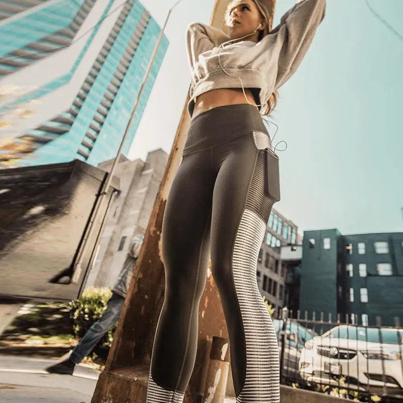 High Waist Leggings Women Fitness Workout Activewear Printing Trouser