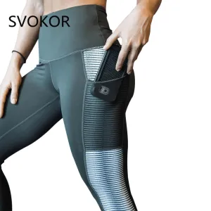 High Waist Leggings Women Fitness Workout Activewear Printing Trouser