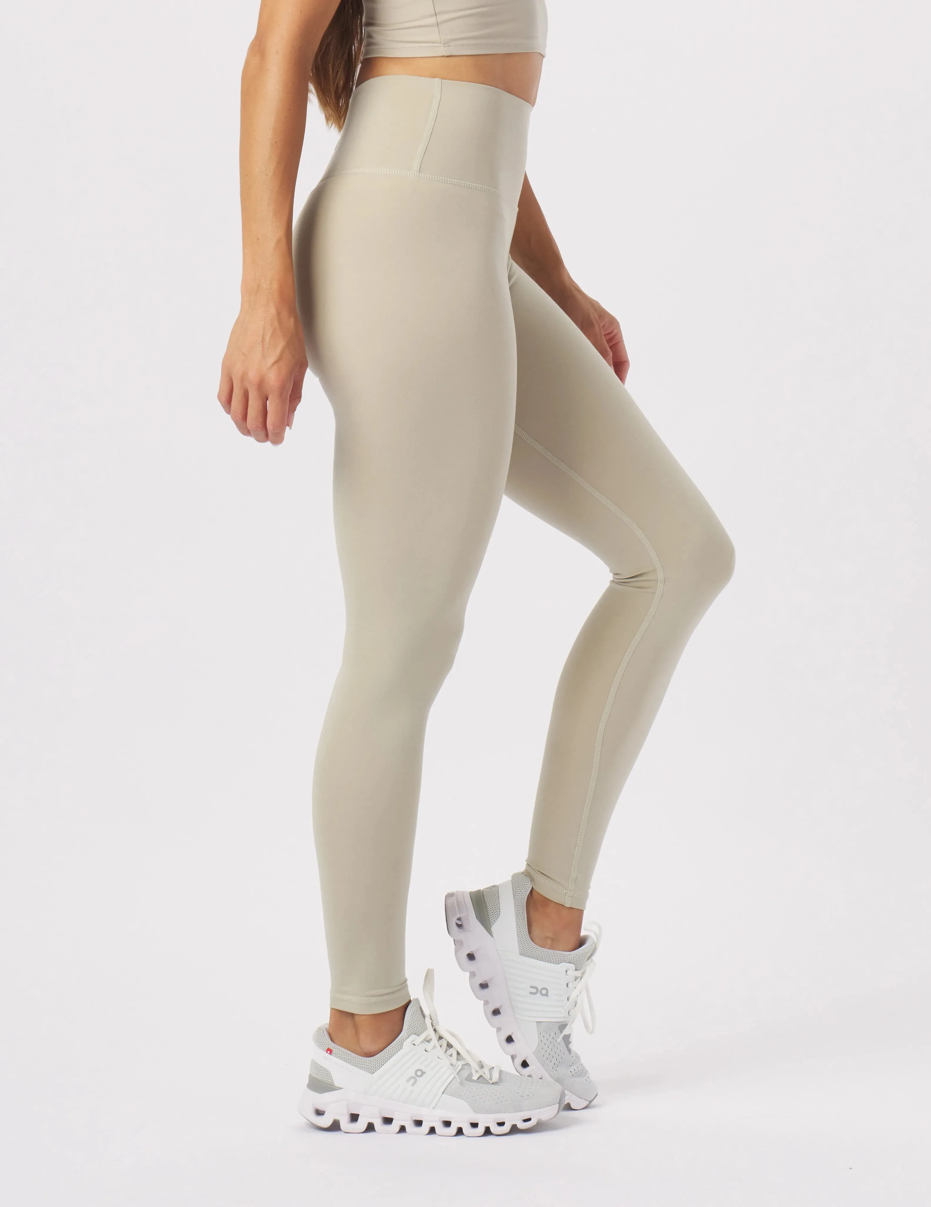 High Waist Pure Legging: Linen