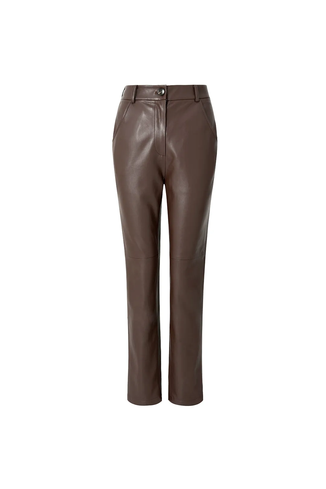 High waist sexy trousers | Slim skinny sexy leather pants | Commuter sexy leather pants