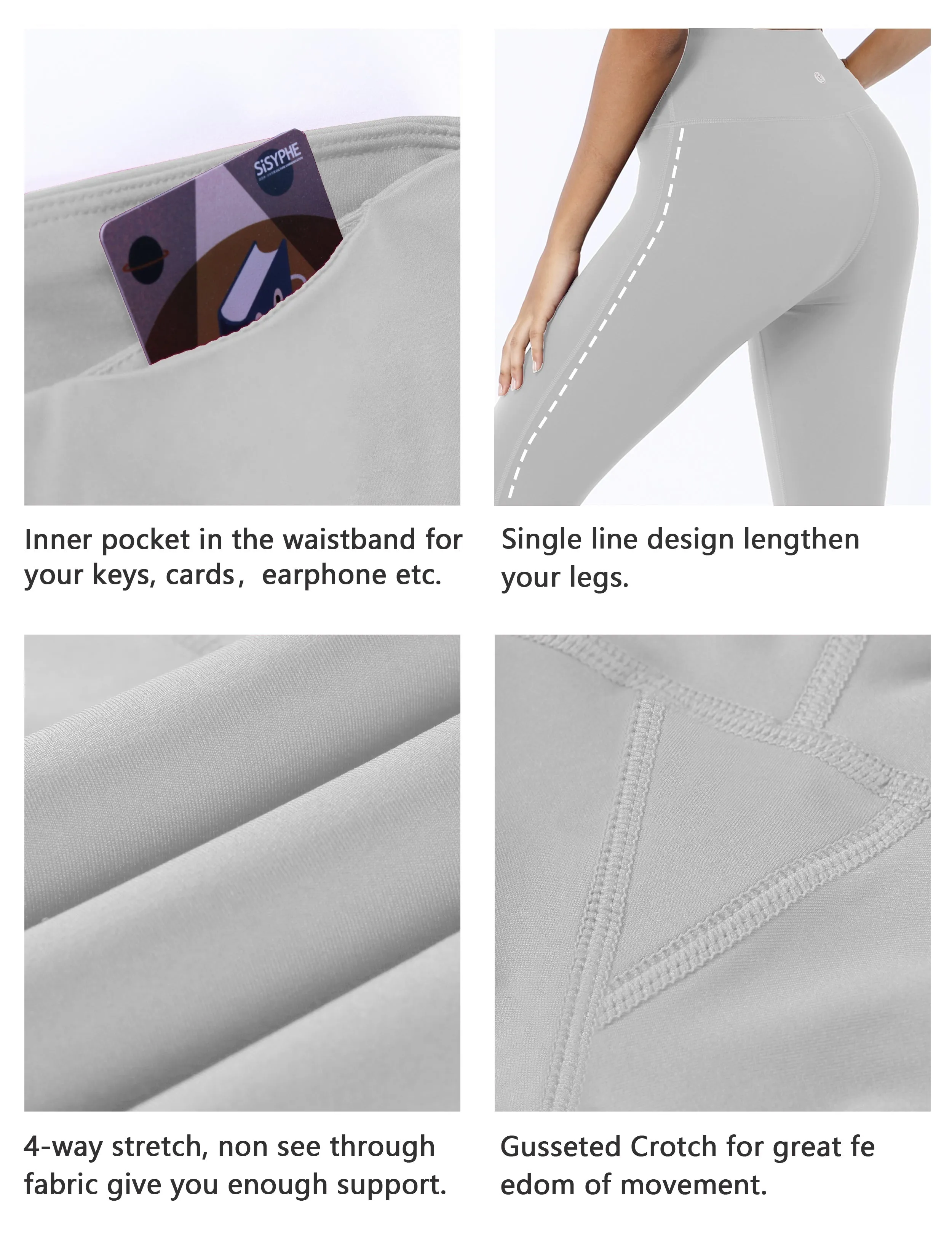 High Waist Side Line Jogging Pants lightgray_Jogging