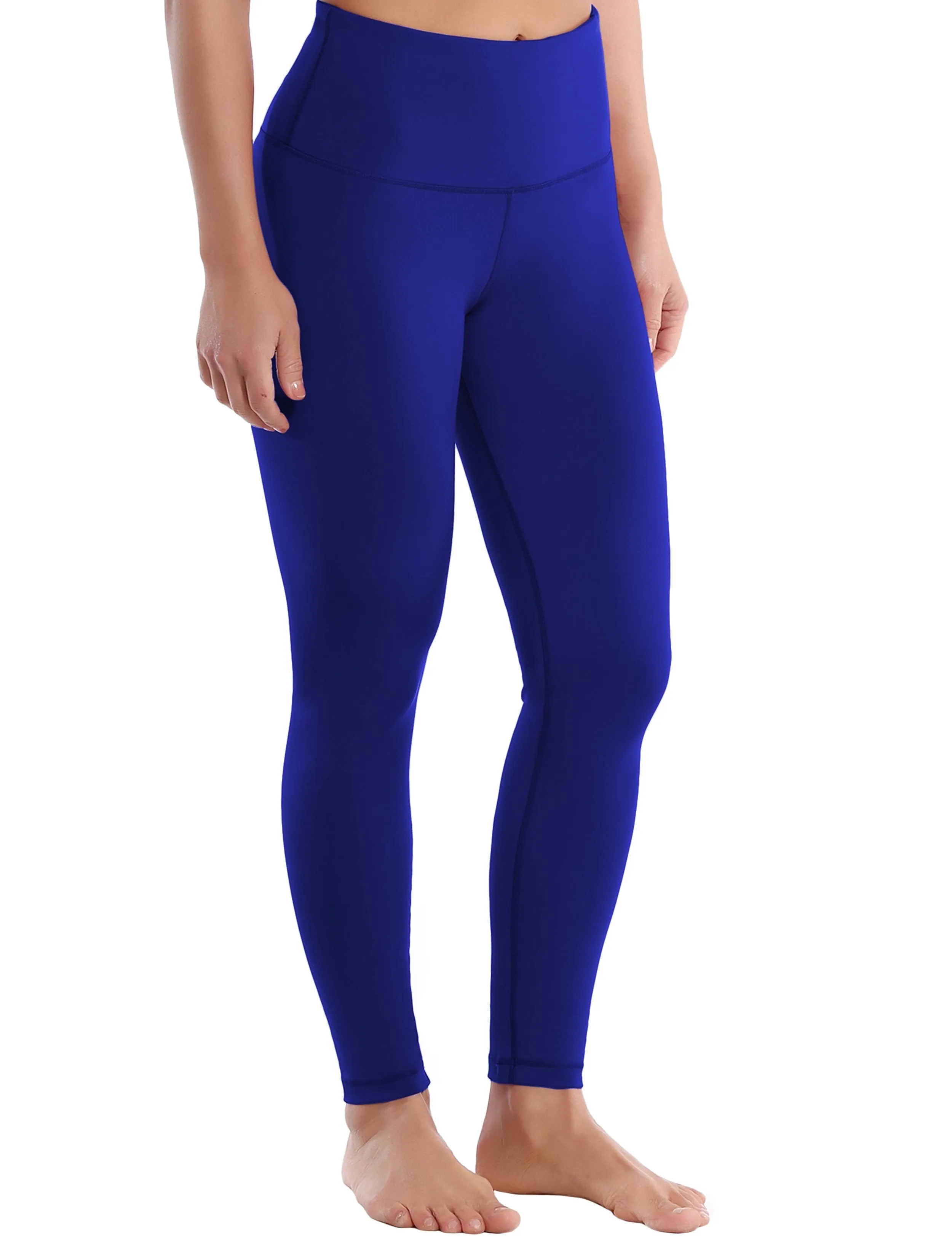 High Waist Tall Size Pants navy ins_Tall Size