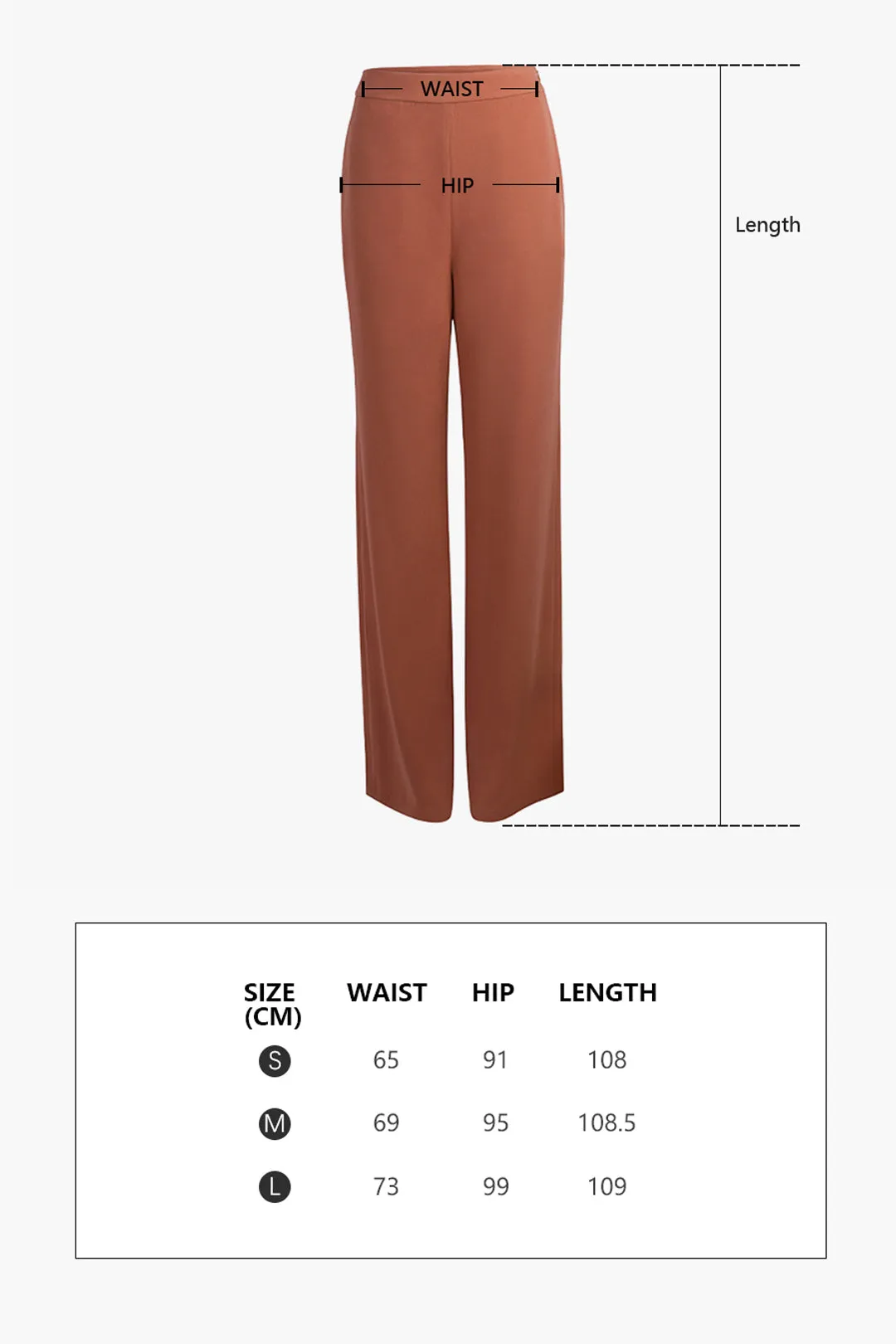 High waist wide leg pants | Coral Orange Pants | Street wide leg pants