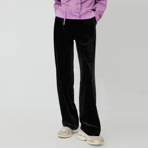 High waist wide leg pants loose mopping velvet pants