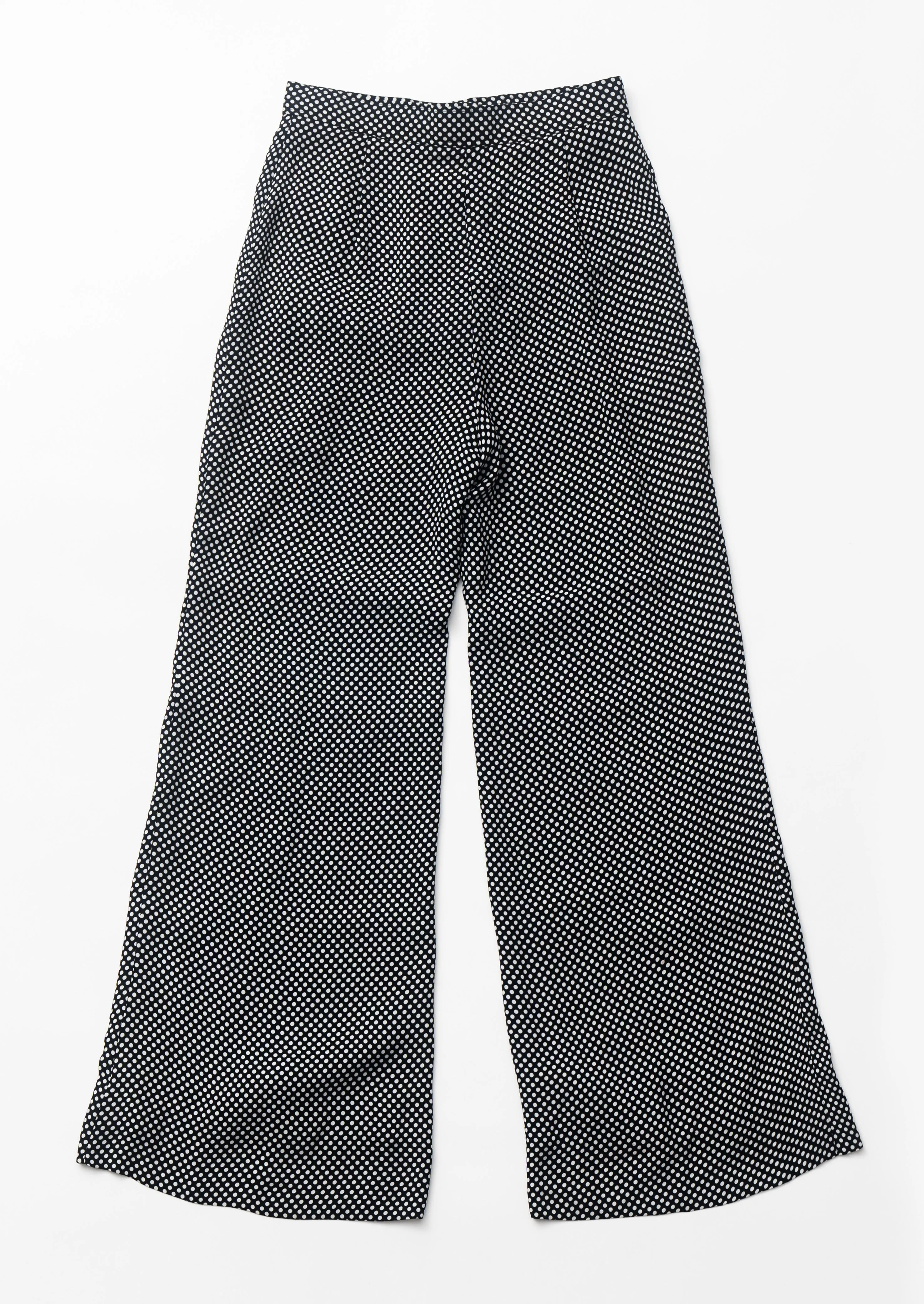 High waist wide leg pants