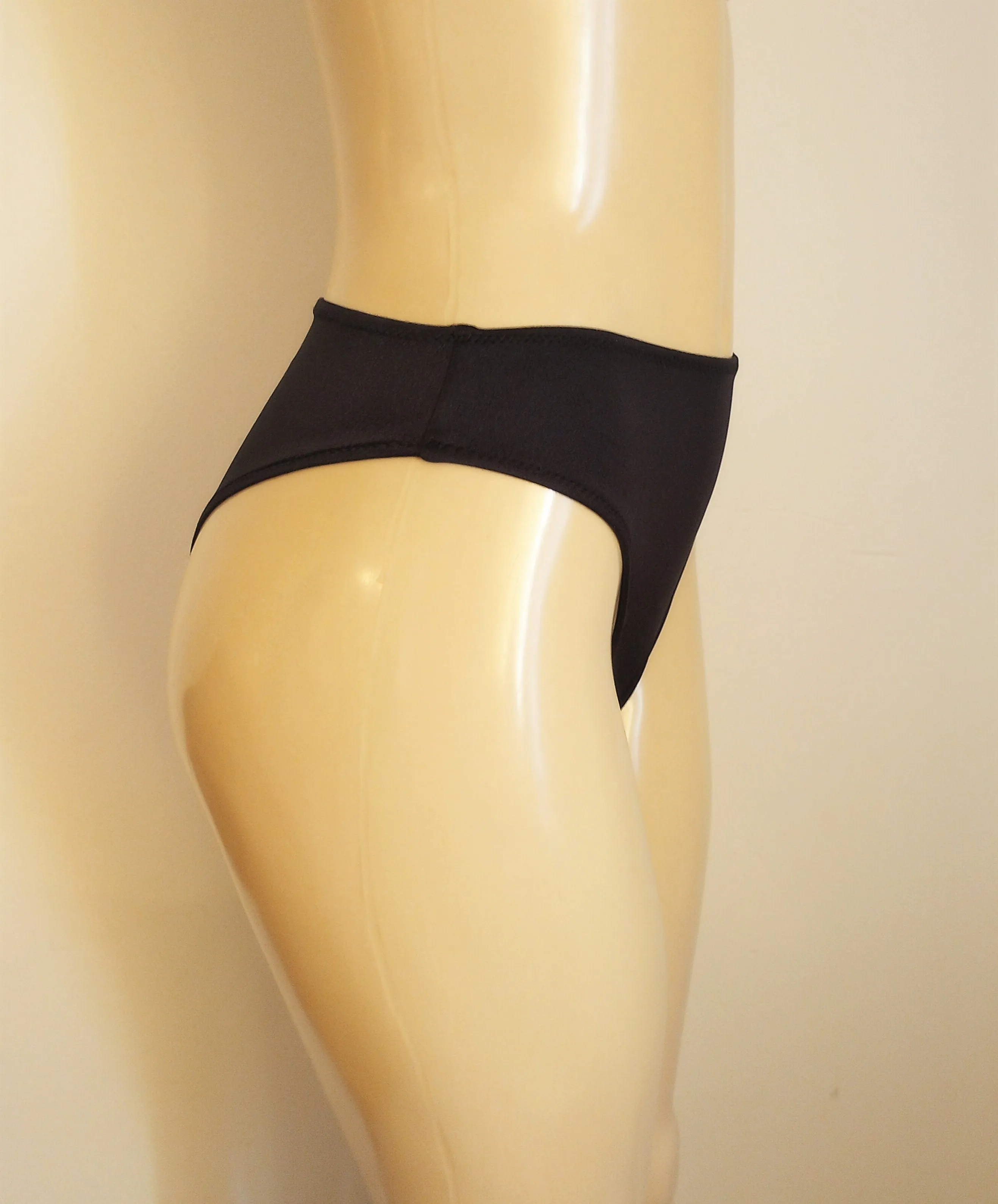 High Waisted Cheeky Bikini Bottom