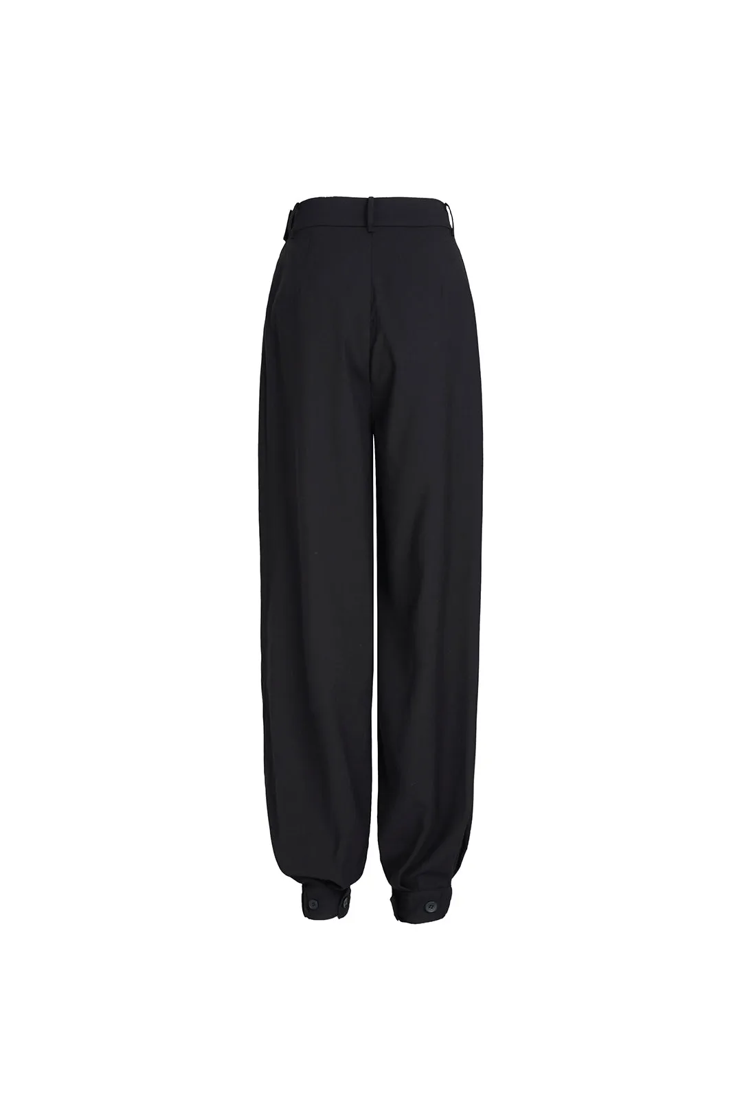 High-waisted trousers | Loose leggings | Street shot leggings