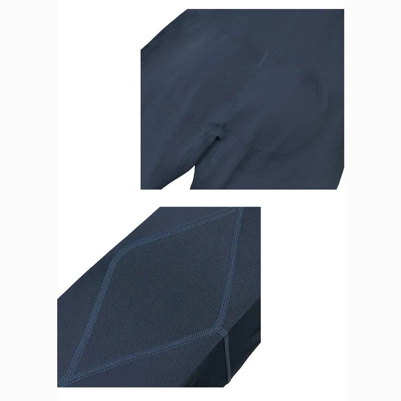 High Waisted Yoga Shorts with Tummy Control