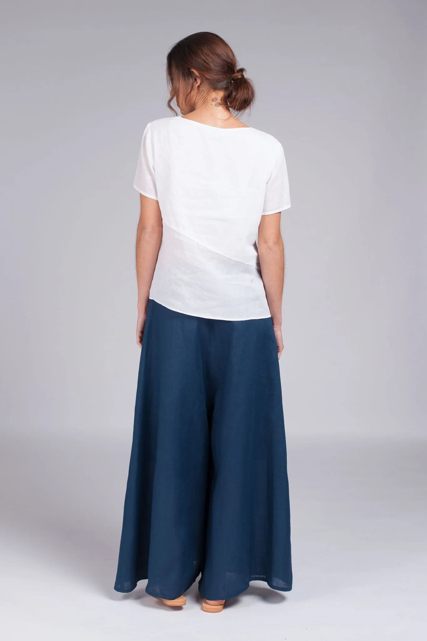 Hisame Wide Pant - Blue