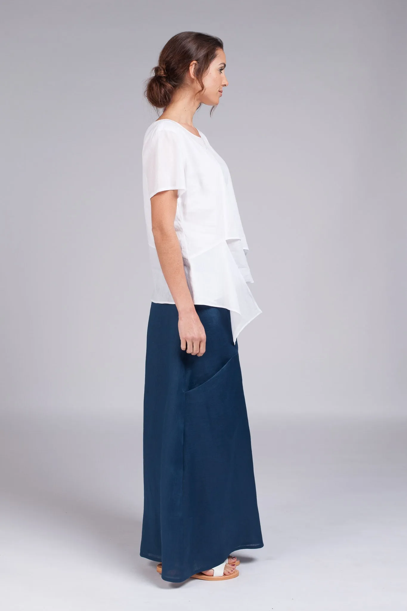 Hisame Wide Pant - Blue