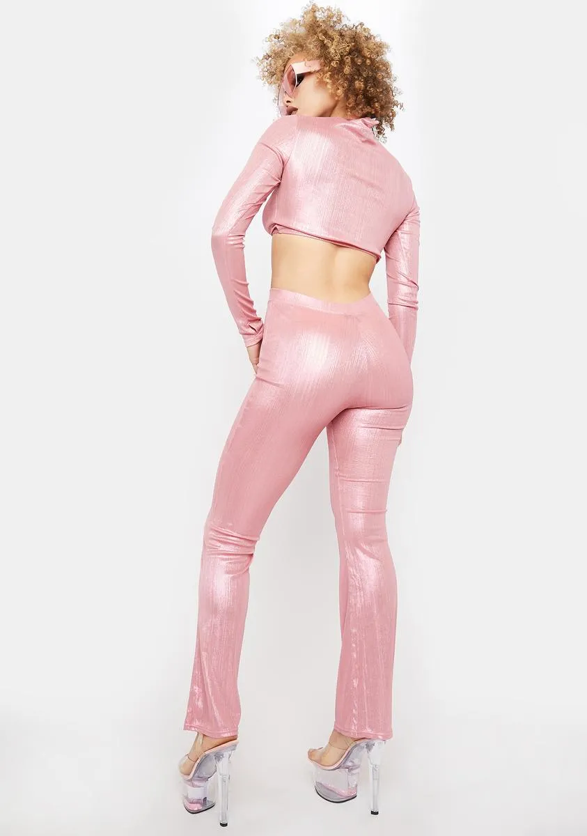 Hit The Slopes Metallic Pants
