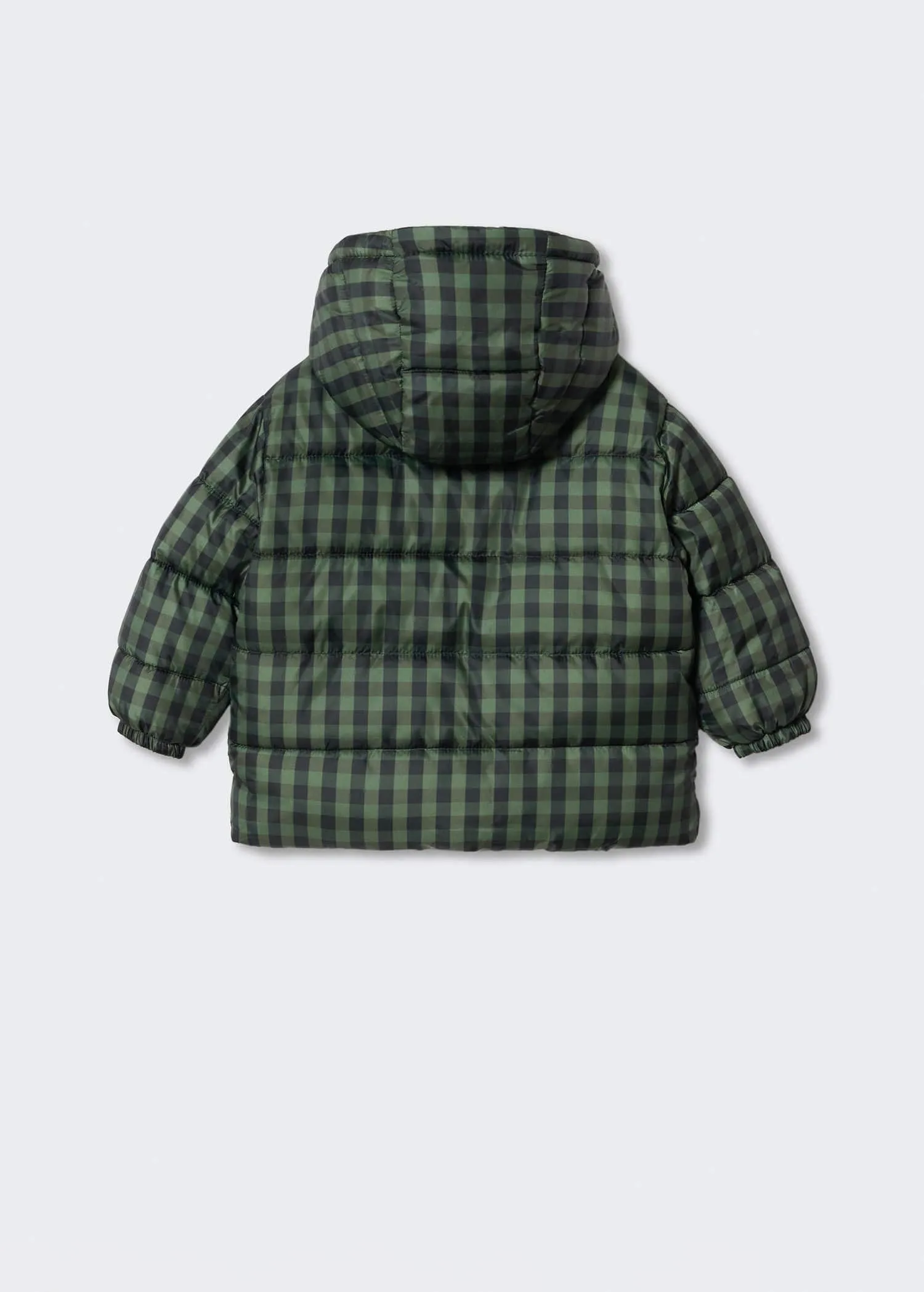 Hood quilted coat