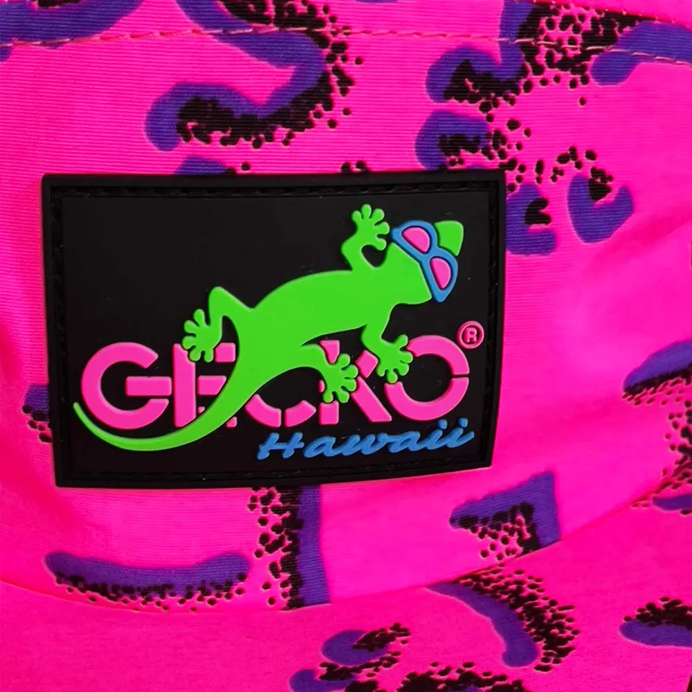 Hot Pink Gecko Petro 5 Panel Hat