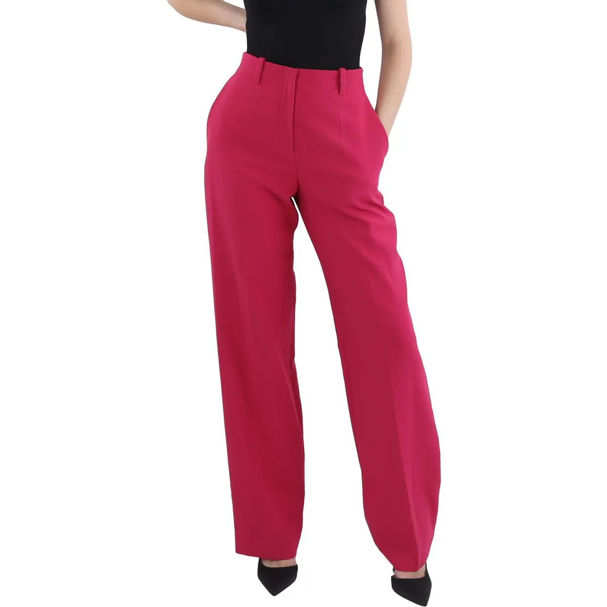 Hugo Boss Womens Trousers High Waist Trouser Pants