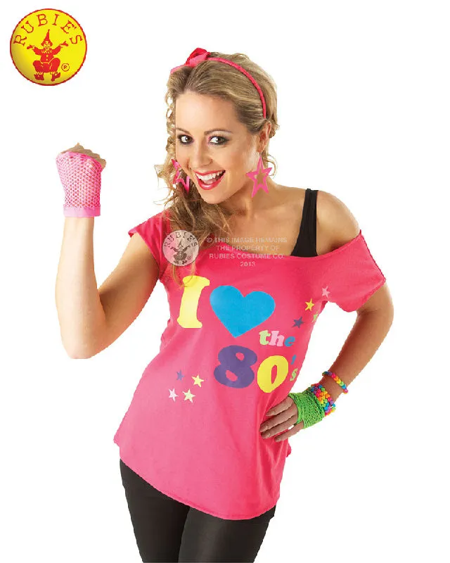I LOVE THE 80s T-SHIRT, ADULT