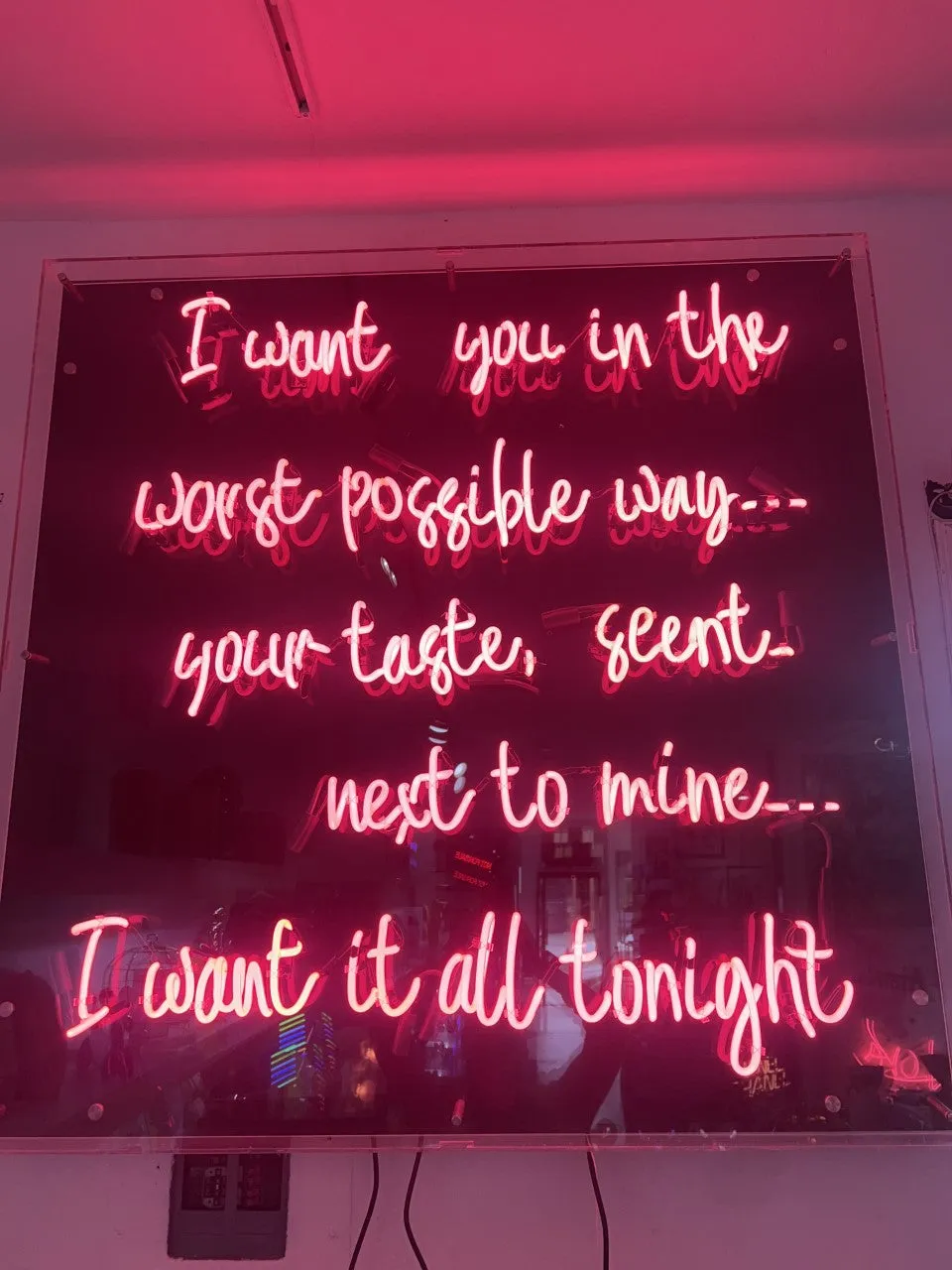 I want you