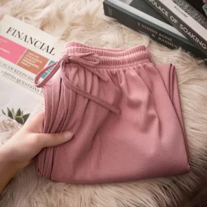 Ice Silk Wide-Leg Pants