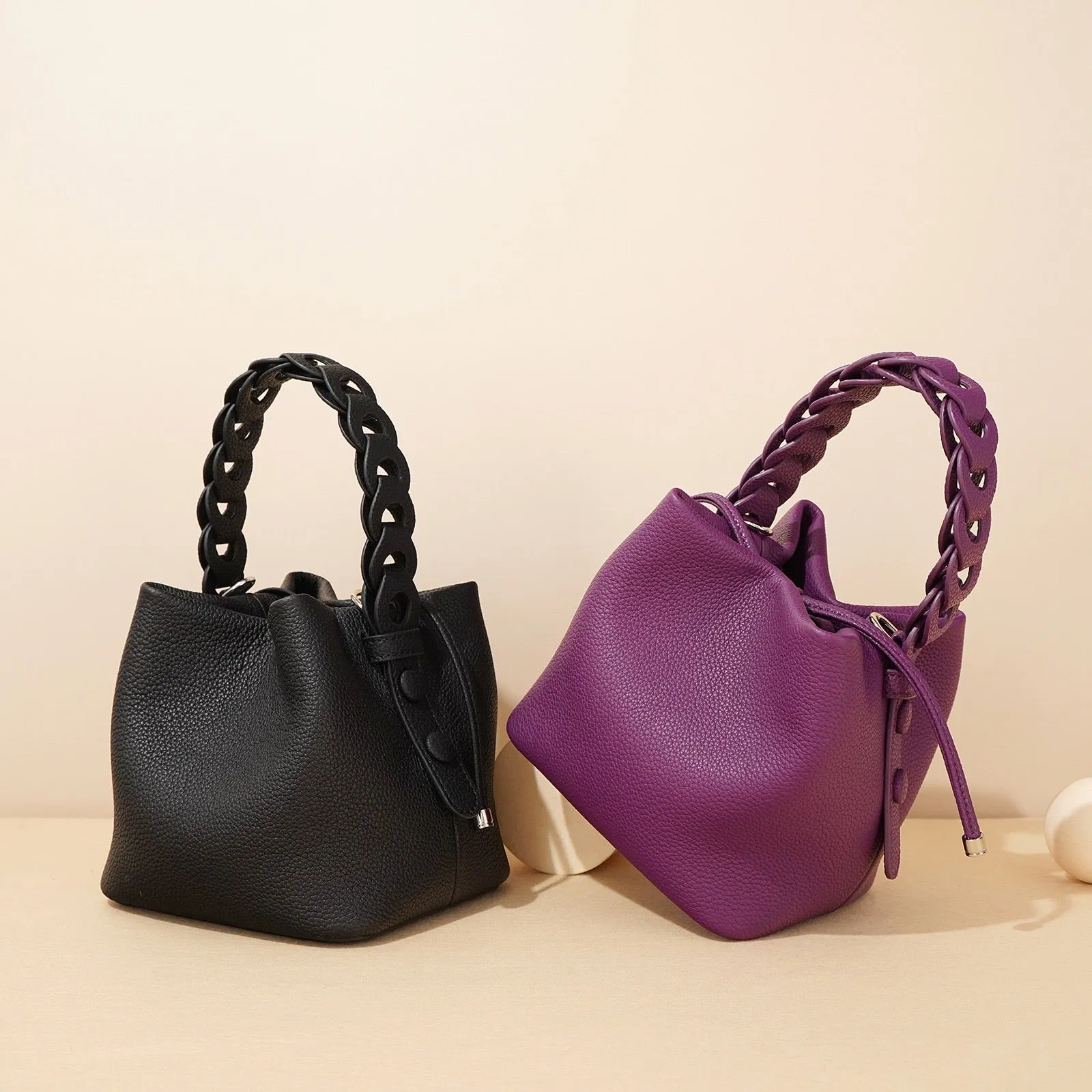 Ilana Top Handle- Brown