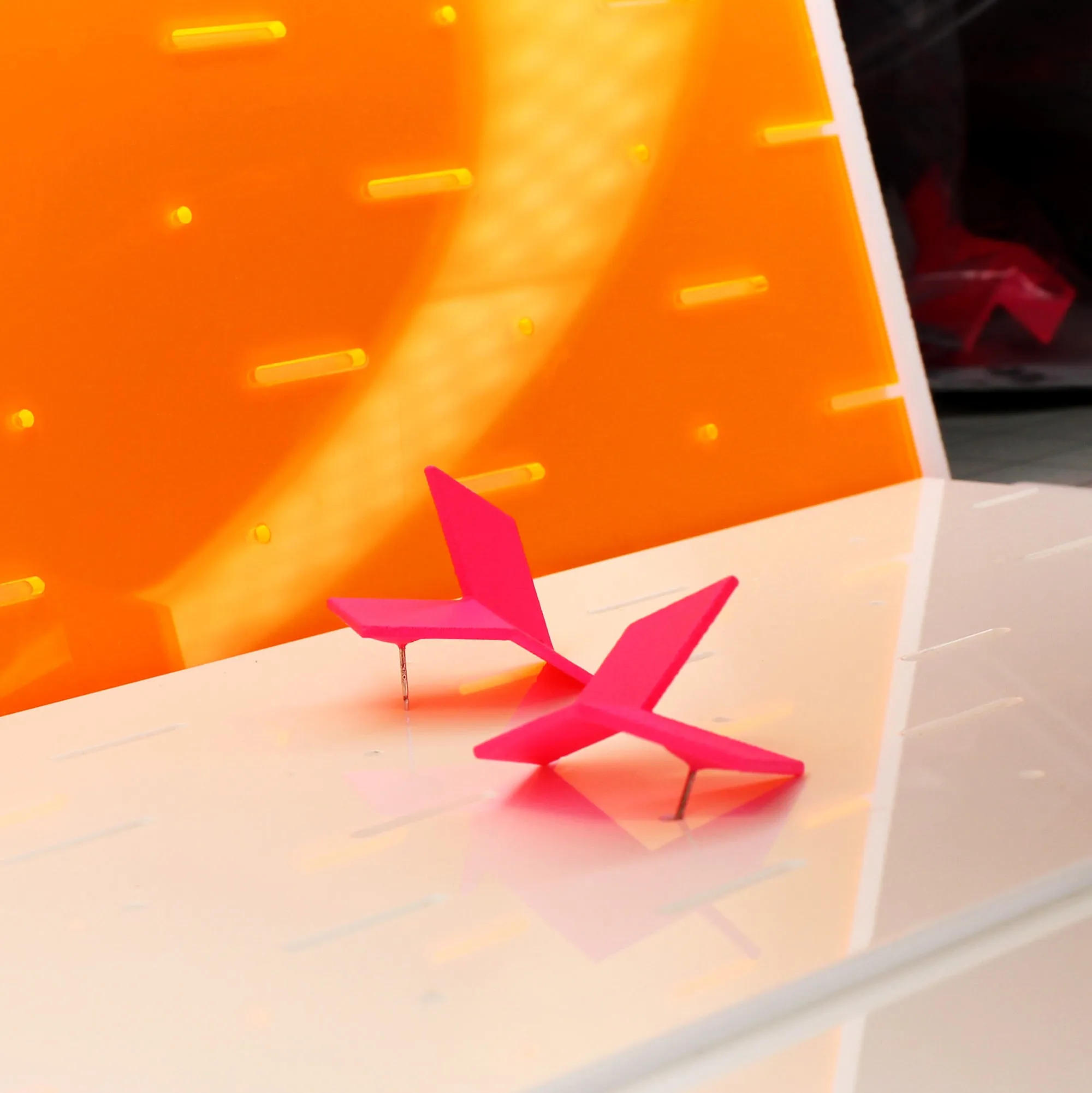 Infinite Studs | Neon Pink