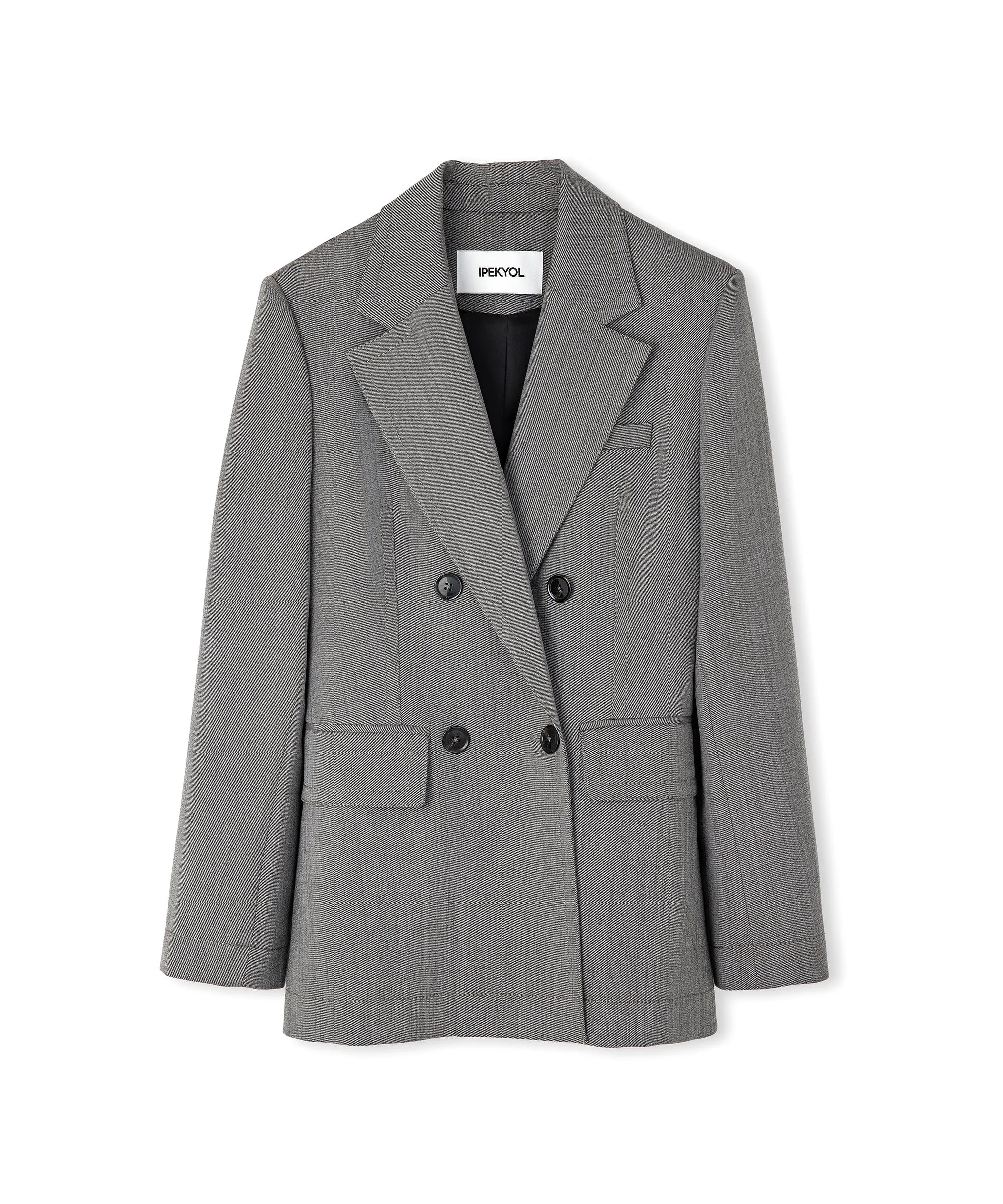 Ipekyol Wool Blend Blazer Mink