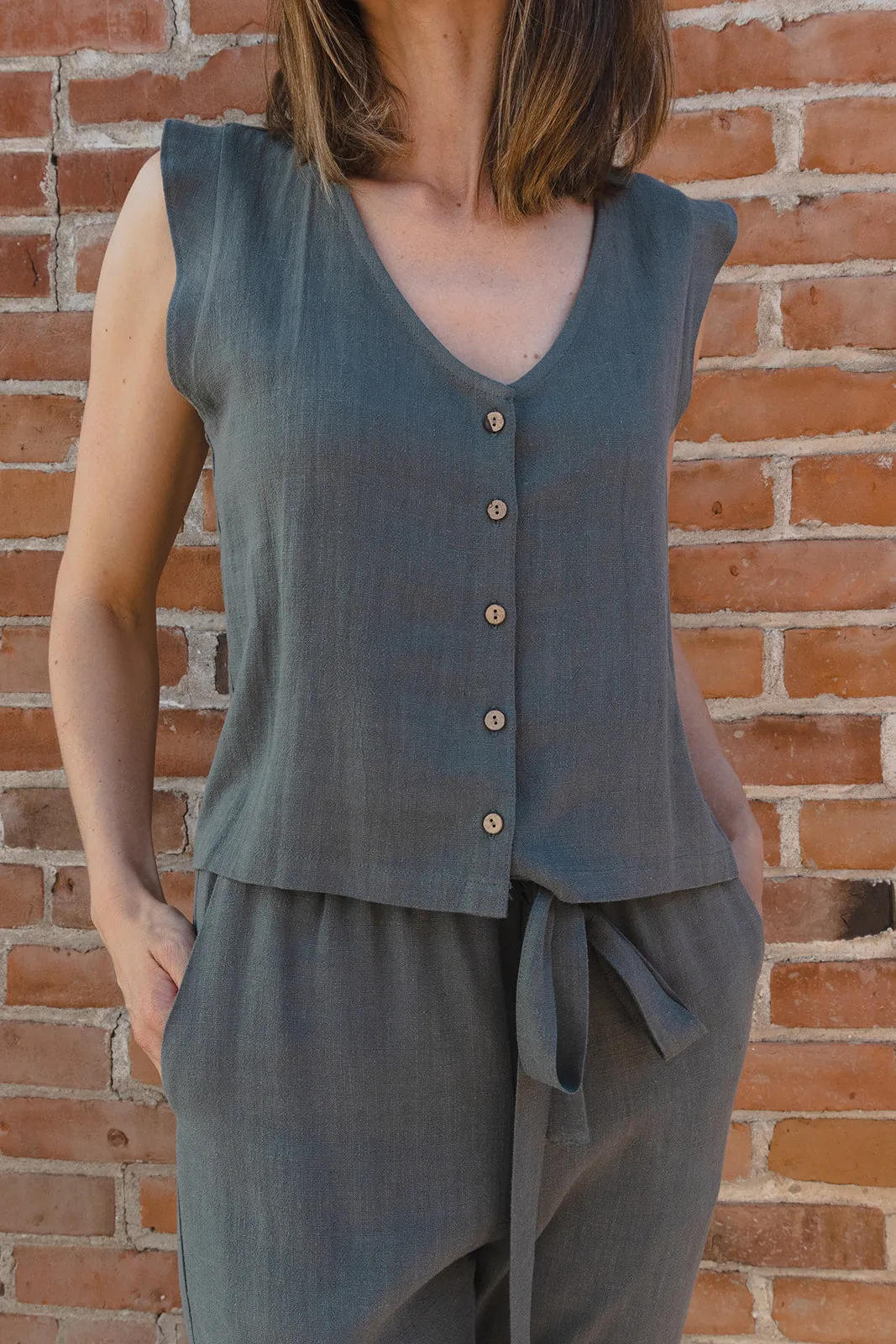 Ivara Pant in Ivy