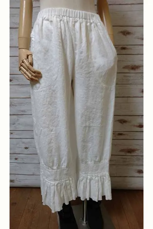 Janis Bloomer Crop in Linen, USA