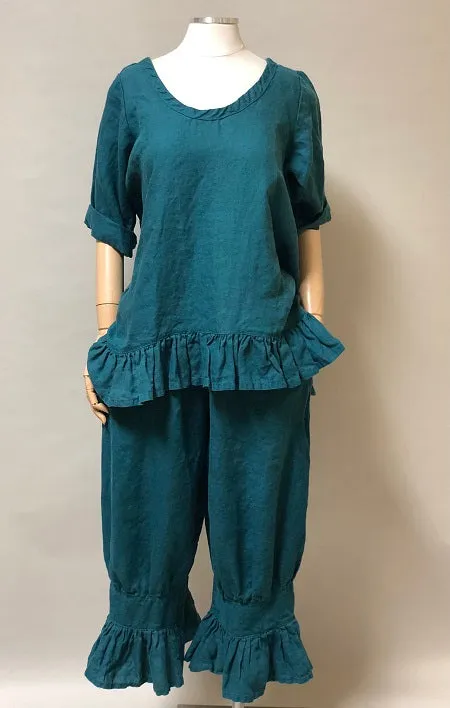 Janis Bloomer Crop in Linen, USA