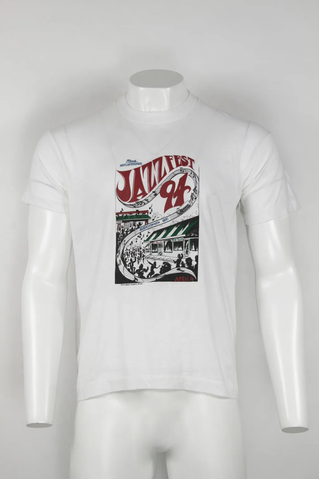 Jazz Fest 1994 printed t-shirt - White - L
