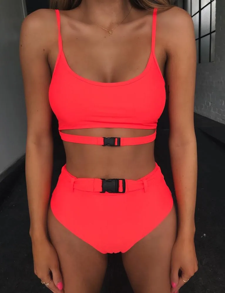Jetson Bikini Set - Neon Pink