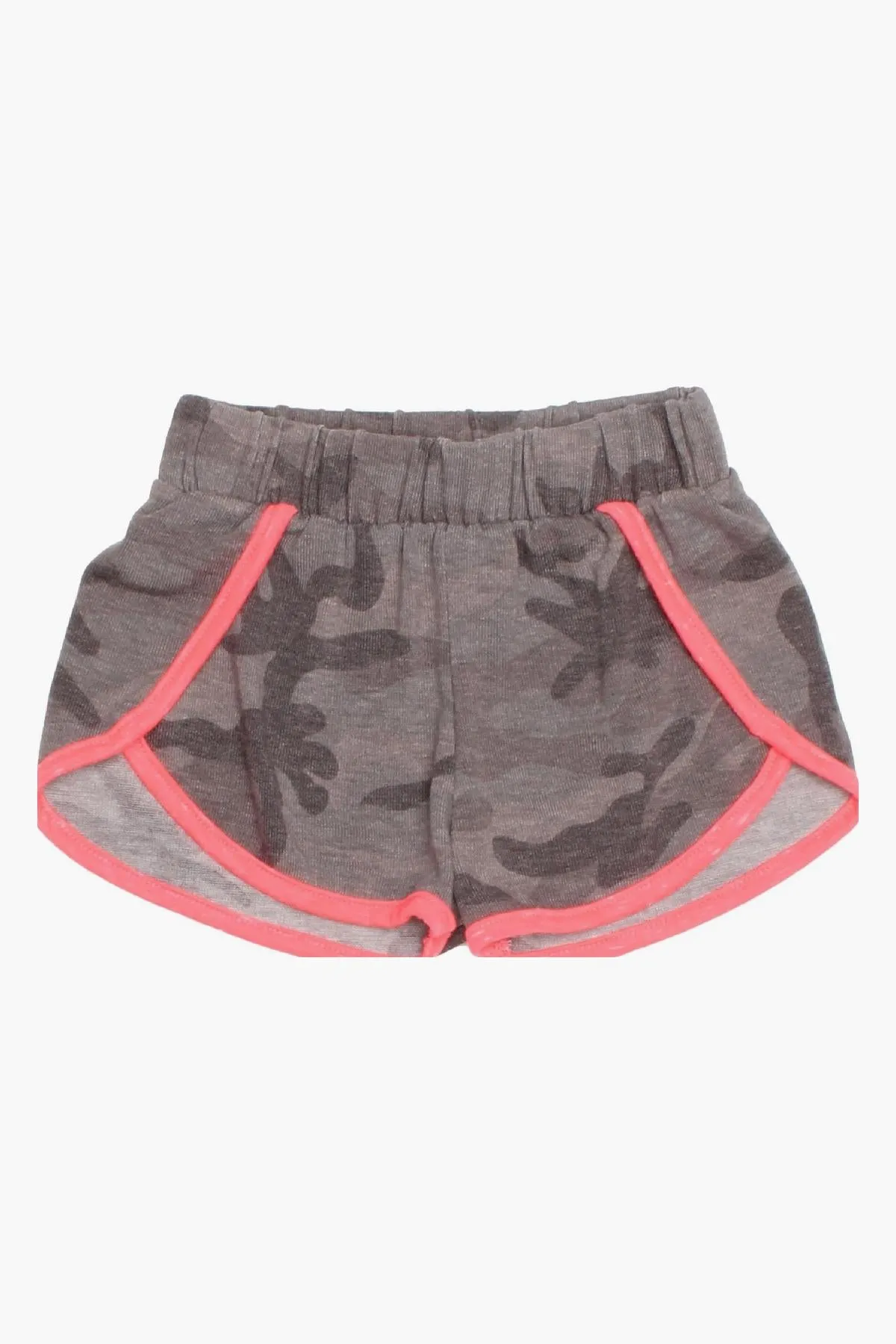 Joah Love Camo Surf Girls Shorts - Grey (Size 3 left)