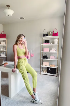 'Jordanna' Yoga Bra & Pocket Pants Set (5 Colors)