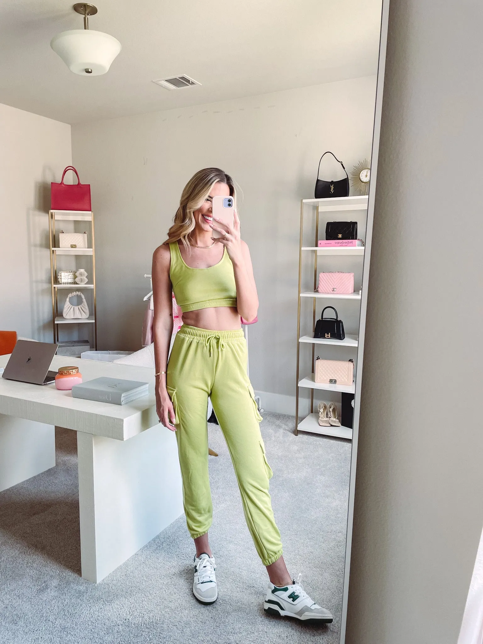 'Jordanna' Yoga Bra & Pocket Pants Set (5 Colors)