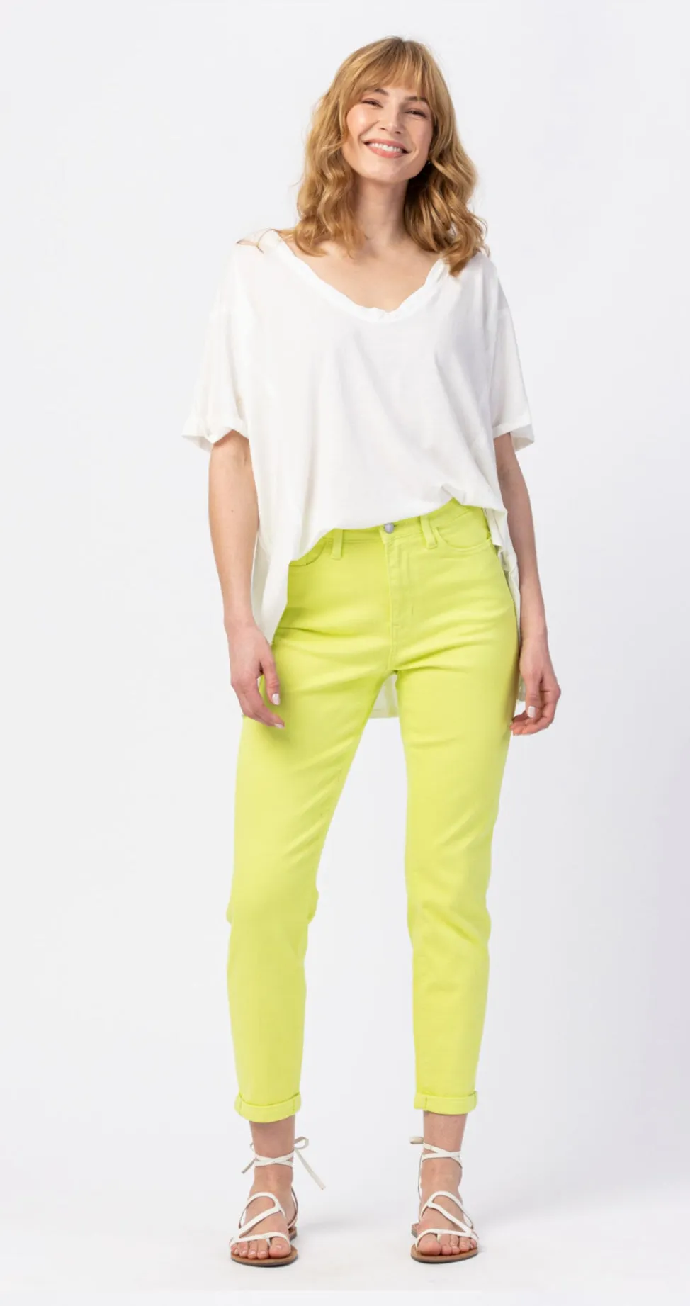 Judy Blue High Waist Lime Denim
