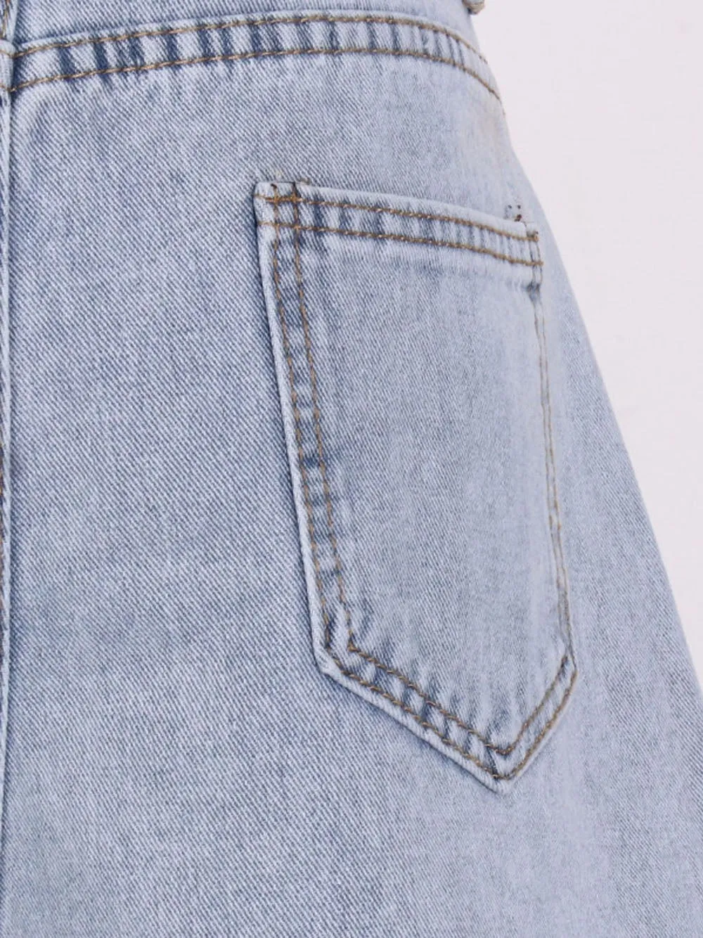 KARRA High Waist Denim Shorts