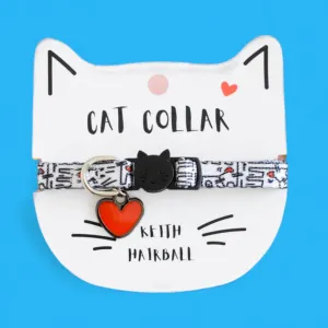 Keith Hairball Artist Cat Collar