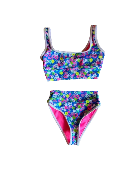 Kiawah Bottom- Neon Floral
