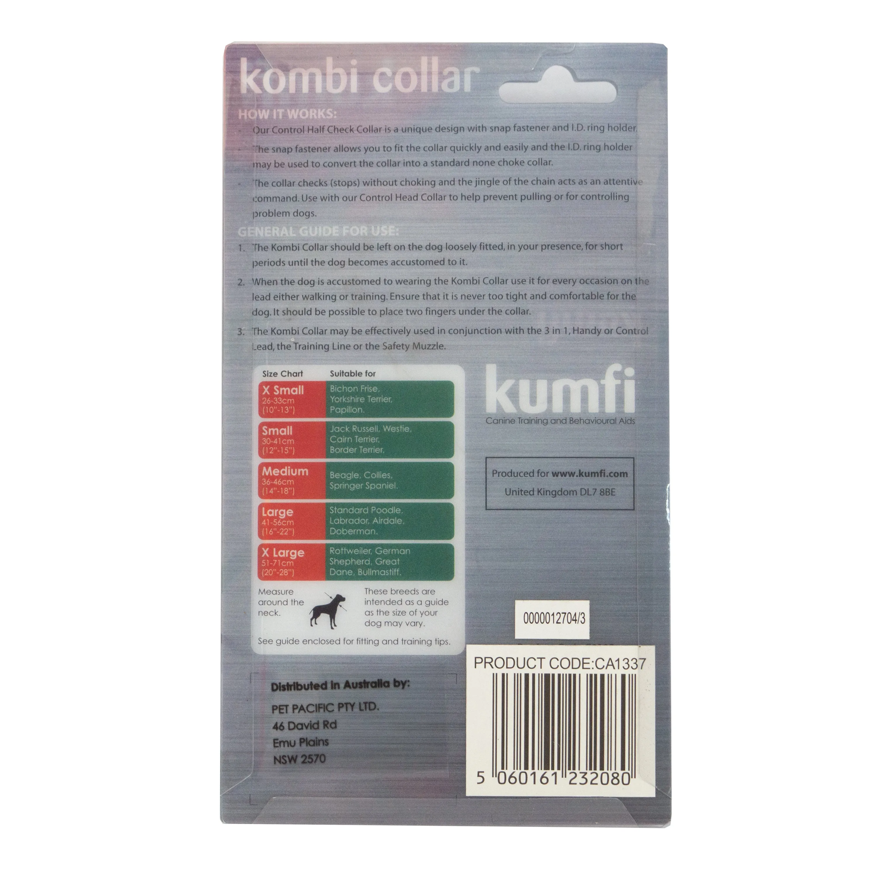 Kumfi - Kombi Martingale Collar (X-Small)