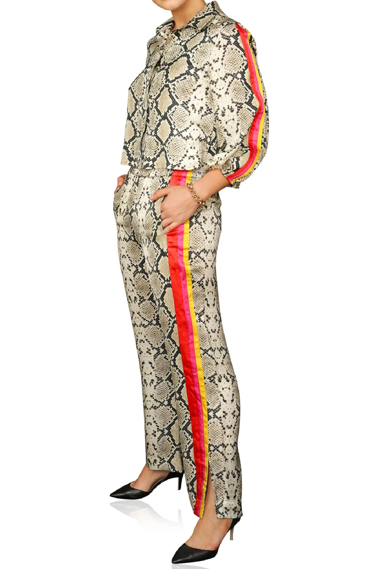Kyle Snake Print Pants
